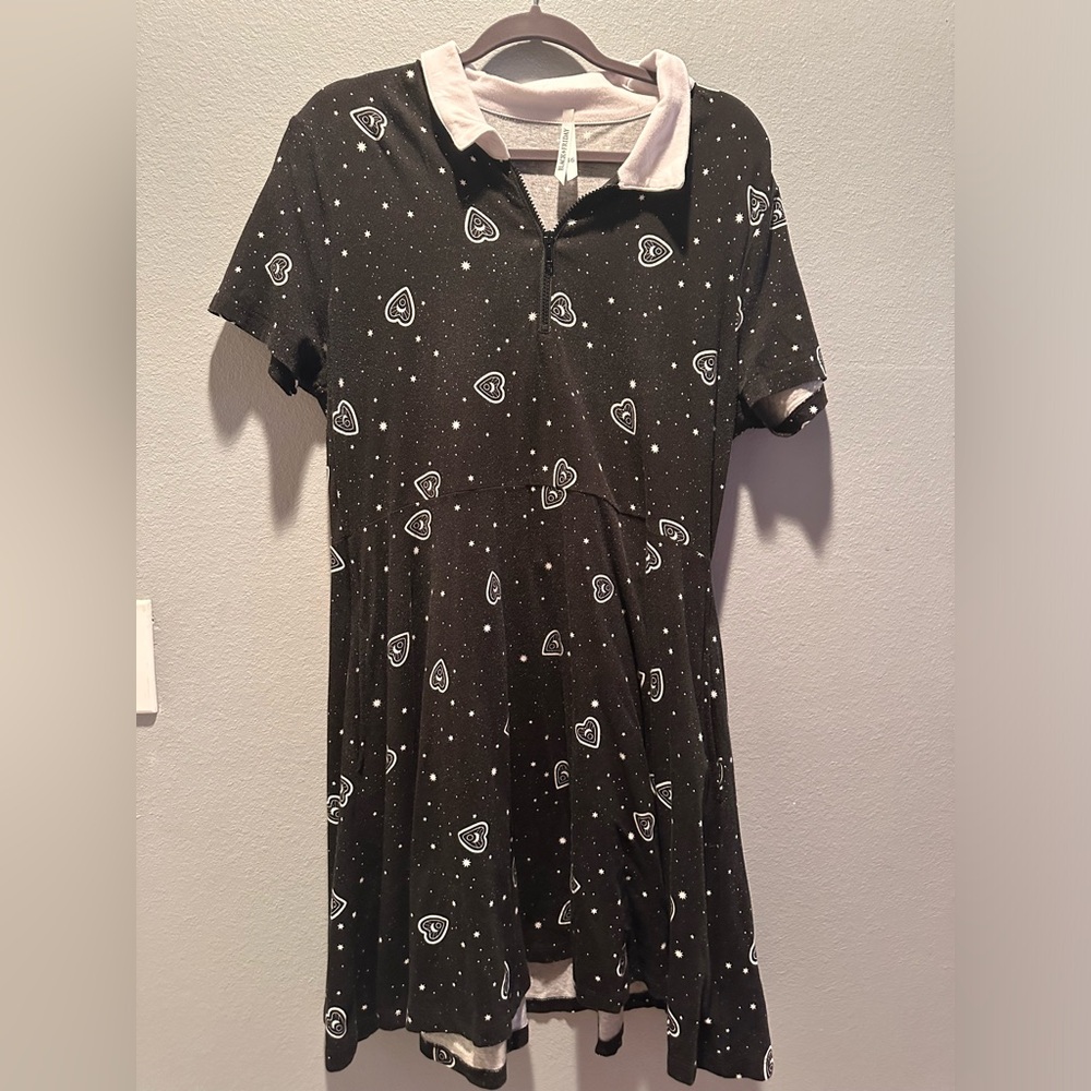 Black Friday skater dress.